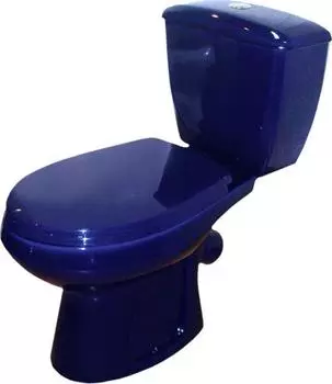 Унитаз-компакт Оскольская керамика Элисса Стандарт 43355130202, синий