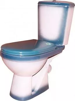 Унитаз компакт Rosa Комфорт 4620008191003 зеленый с бачком и сиденьем