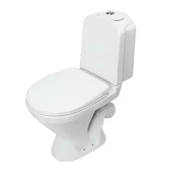 Унитаз-компакт Sanita Luxe Classic Comfort WC.CC/Classic/2-DM/WHT.G/S1, крышка микролифт, цвет белый