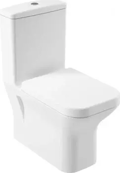 Унитаз-компакт Serel Nita NT12 c сиденьем микролифт, белый