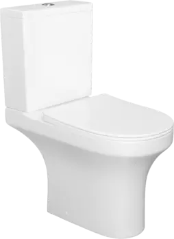 Унитаз-компакт STWORKI Лунд HCLND8600SC безободковый, с микролифтом