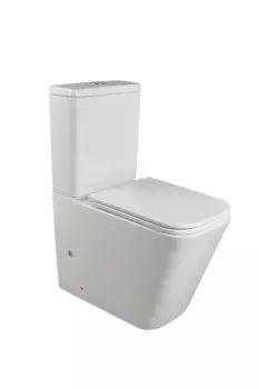 Унитаз-компакт Terminus Ватикан, 12F61x36W, безободковый, крышка-сиденье микролифт, белый