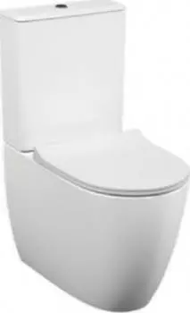 Унитаз-компакт Vitra Sento 9830B003-7203 безободковый, крышка-сиденье микролифт, белый