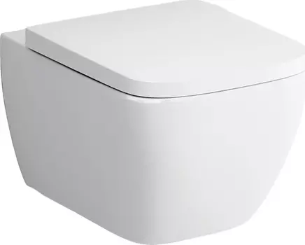 Унитаз подвесной AM.PM Gem C901701SC безободковый, с сиденьем микролифт, белый