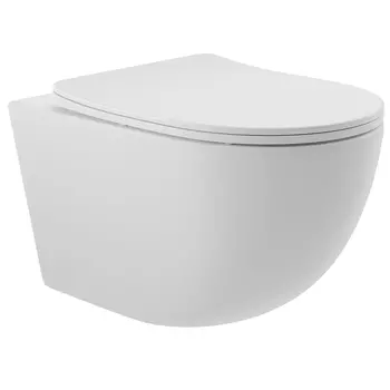 Унитаз подвесной Aqueduto Ovo OVO0120 белый
