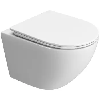 Унитаз подвесной BelBagno Uno-Tor BB5177CH-TOR/SC белый, с сиденьем микролифт