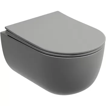 Унитаз подвесной Ceramica Nova Modena CN6063MH антрацит