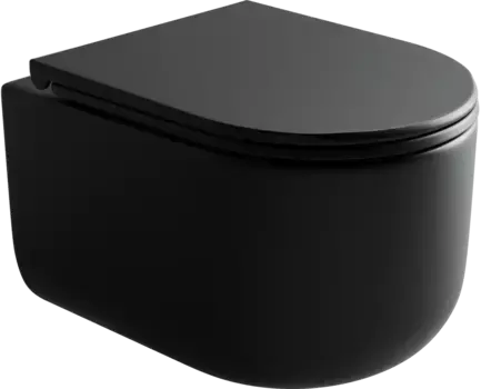 Унитаз подвесной Ceramica Nova Ulma CN4006MB черный