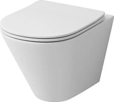 Унитаз подвесной Grossman GR-4477S безободковый, с сиденьем микролифт, белый