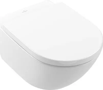 Унитаз подвесной Villeroy & Boch Subway 3.0 4670TSR1 с сиденьем микролифт, белый