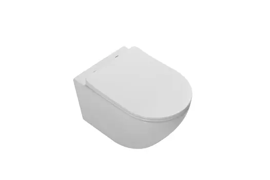 Унитаз подвесной Vincea Globo VT1-14T безободковый, с сиденьем микролифт, белый