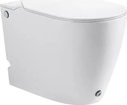 Унитаз приставной SantiLine SL-5030 с сиденьем микролифт, белый