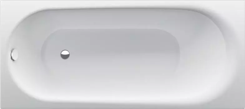 Ванна Bette Comodo 1253-000 PLUS 170х80х45 см, белый