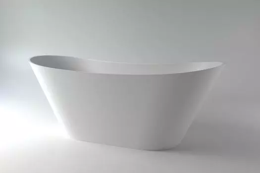 Ванна из искусственного камня Holbi Afina 161x66 SCW 1.01.004.11.1, белый матовый