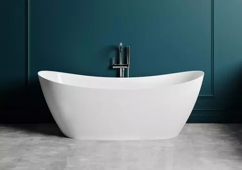 Ванна из искусственного камня Salini NOEMI 101712G 170x75 см, белый глянец