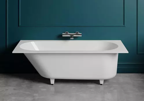 Ванна из искусственного камня Salini Ornella 102312G 180x80 см, белый глянцевый