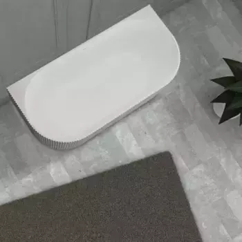 Ванна из искуственного камня Abber Stein 170х75 AS9630 белый