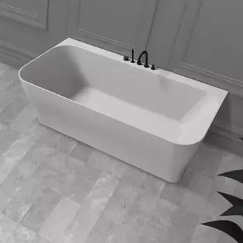 Ванна из искуственного камня Abber Stein 170х80 AS9616 белый