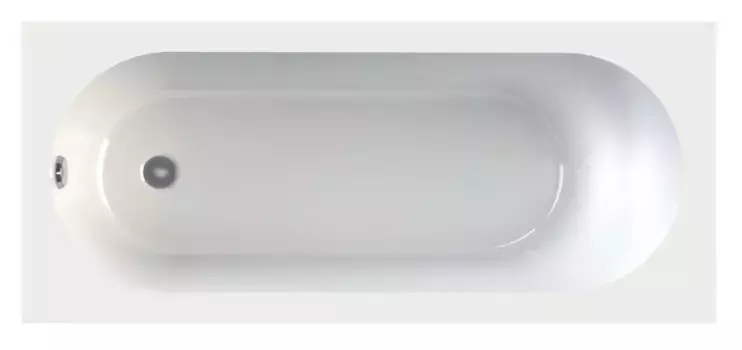 Ванна из искуственного камня Good Door Марбея 170х75 ВА00022 белый