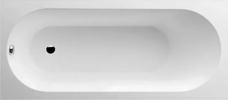 Ванна из литьевого мрамора Bas Марбея 170x75 ВА00022, белый