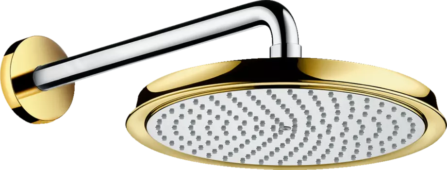 Верхний душ Hansgrohe Raindance Classic 27424090, хром золото
