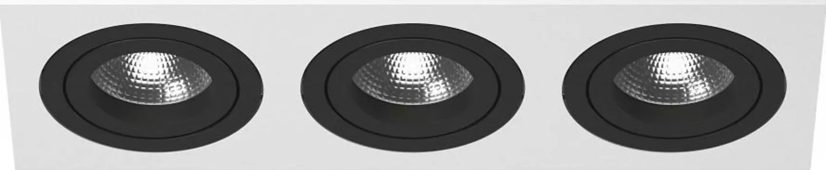 Встраиваемые светильники Lightstar Intero 16 double quadro i536070707