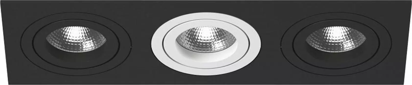 Встраиваемые светильники Lightstar Intero 16 triple quadro i537070607