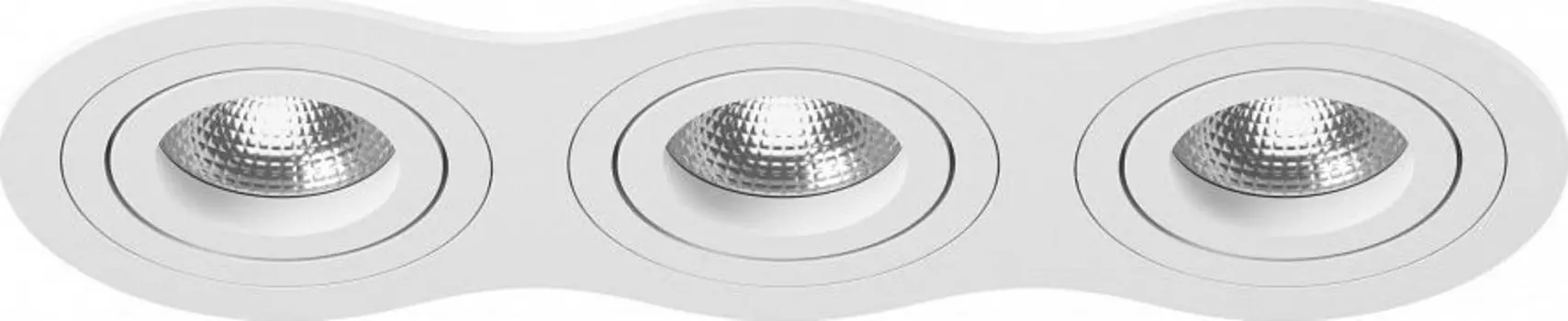 Встраиваемые светильники Lightstar Intero 16 triple round i636060606