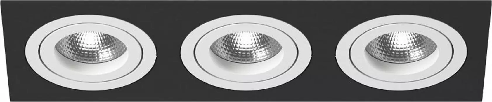 Встраиваемые светильники Lightstar Intero 16 triple quadro i537060606