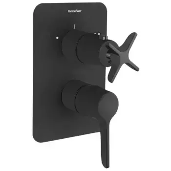 Встраиваемый смеситель для душа на 2 выхода ADAGIO 911512SNM чёрный