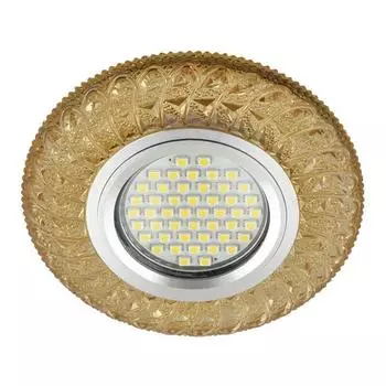 Встраиваемый светильник Fametto Luciole DLS-L144 Gu5.3 Glassy/Gold
