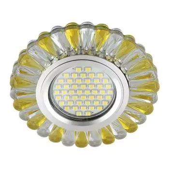 Встраиваемый светильник Fametto Luciole DLS-L145 Gu5.3 Glassy/Gold