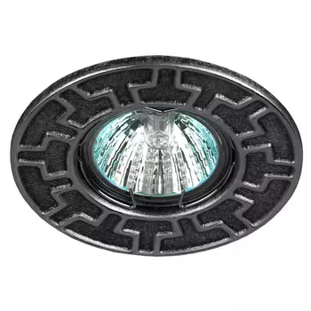 Встраиваемый светильник ЭРА Штампованный ST5 CH/BK Б0036485