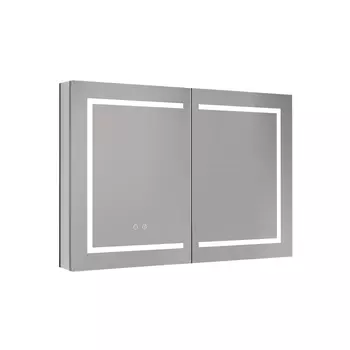 Зеркальный шкаф Акватек 100х13.3 AQ7104-MLC хром