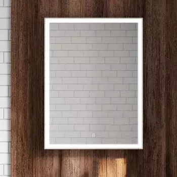 Зеркальный шкаф Art&Max Techno AM-Tec-600-800-1D-L-DS-F, белый