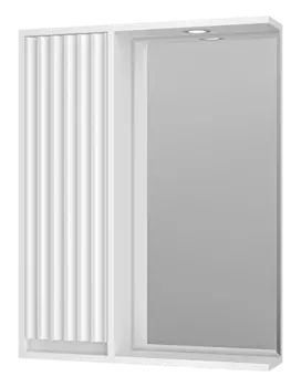 Зеркальный шкаф Brevita Balaton BAL-04065-01-Л белый