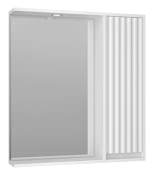 Зеркальный шкаф Brevita Balaton BAL-04075-01-П белый