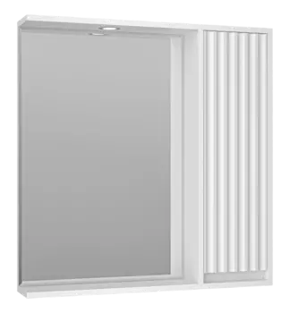 Зеркальный шкаф Brevita Balaton BAL-04080-01-П белый