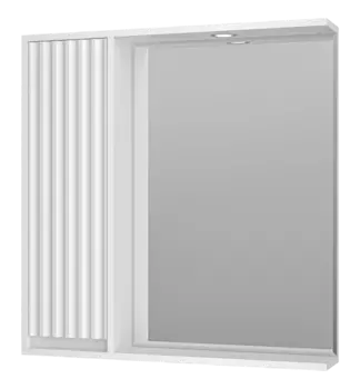 Зеркальный шкаф Brevita Balaton BAL-04080-01-Л белый