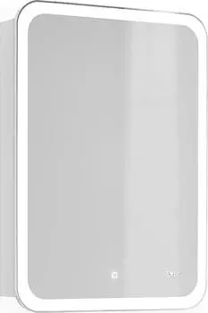 Зеркальный шкаф Jorno Bosko 60 Bos.03.60/W с подсветкой с часами