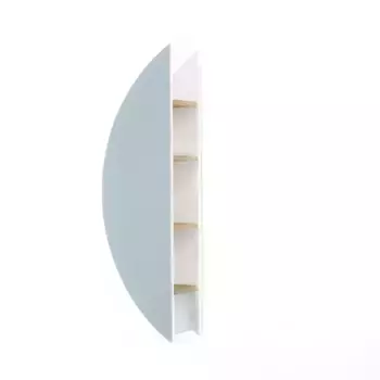 Зеркальный шкаф Jorno Solis Sol.11.34/W/JR белый