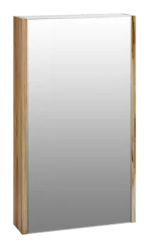 Зеркальный шкаф Misty Ива П-Ива04045-01П белый, каштан