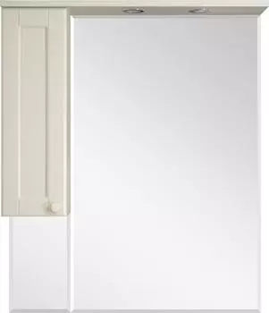 Зеркальный шкаф Misty Латте 85 П-Лат02085-032Л, левый, с подсветкой