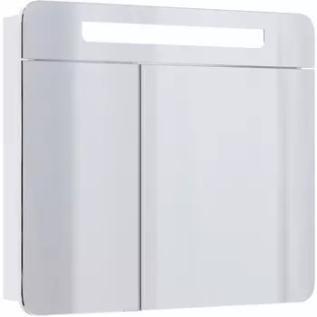 Зеркальный шкаф Onika Неаполь 80.01 208094 с подсветкой Белый