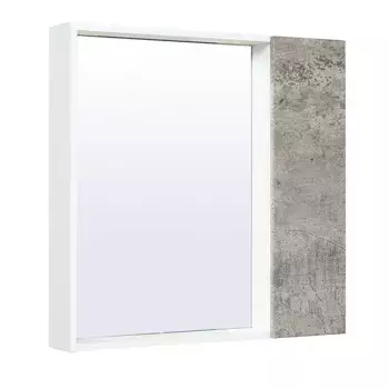 Зеркальный шкаф Runo Манхэттен 00-00001017 белый, серый