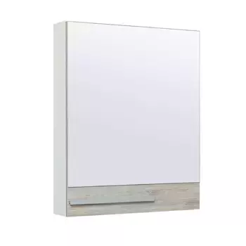 Зеркальный шкаф Runo Вудлайн 00-00001006 белый, коричневый