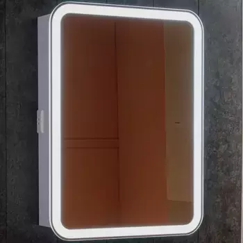 Зеркальный шкаф Silver Mirrors Фиджи LED-00002657 белый