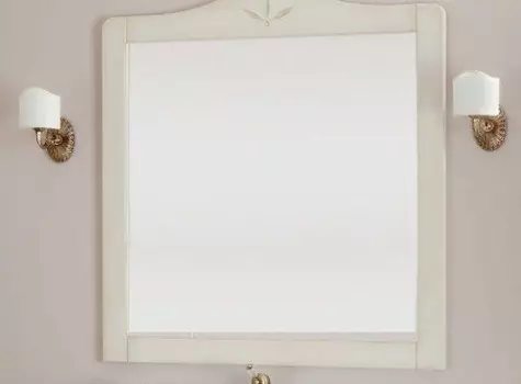 Зеркало 90 см Cezares RO/03.05 bianco frassinato