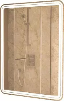 Зеркало Art&Max Tito 50 AM-Tit-500-800-DS-F с подсветкой, белый