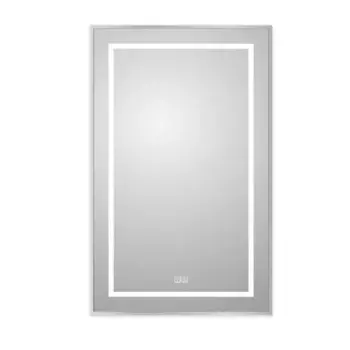 Зеркало BelBagno Kraft SPC-KRAFT-500-900-LED-TCH-WARM серый